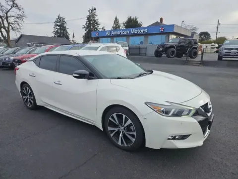 White 2017 Nissan Maxima SV (2017.5) Sedan 4D for sale in Tacoma, WA