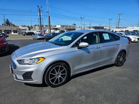 Another view of 2019 Ford Fusion SE Hybrid Sedan 4D for sale in Tacoma, WA at All American Motors