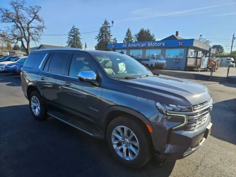 Gray 2021 Chevrolet Tahoe Premier Sport Utility 4D for sale in Tacoma, WA