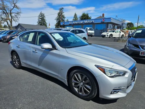 Silver 2015 INFINITI Q50 3.7 Premium Sedan 4D for sale in Tacoma, WA