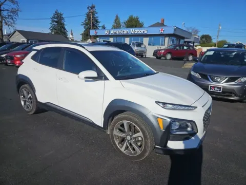 White 2021 Hyundai Kona Ultimate Sport Utility 4D for sale in Tacoma, WA