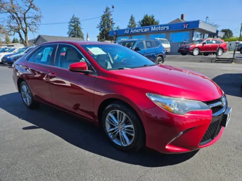 Red 2015 Toyota Camry SE Sedan 4D for sale in Tacoma, WA