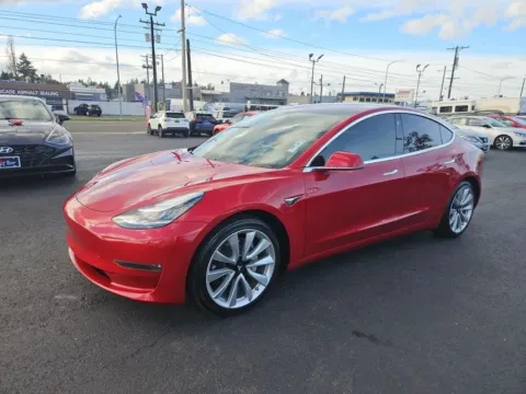 Another view of 2018 Tesla Model 3 Long Range Sedan 4D for sale in Tacoma, WA at All American Motors