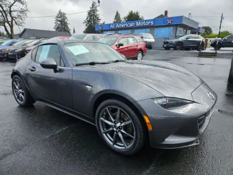 Gray 2018 MAZDA MX-5 Miata RF Grand Touring Convertible 2D for sale in Tacoma, WA