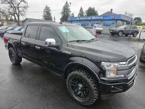 Black 2019 Ford F-150 SuperCrew Cab Platinum Pickup 4D 6 1/2 ft for sale in Tacoma, WA