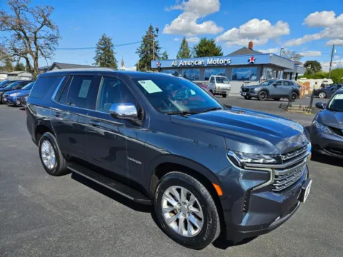 Gray 2021 Chevrolet Tahoe Premier Sport Utility 4D for sale in Tacoma, WA