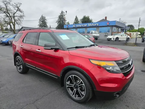 Red 2014 Ford Explorer Sport SUV 4D for sale in Tacoma, WA