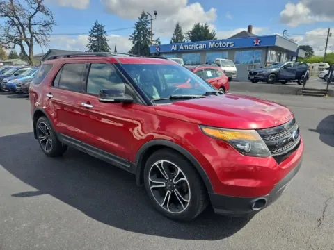 Red 2014 Ford Explorer Sport SUV 4D for sale in Tacoma, WA
