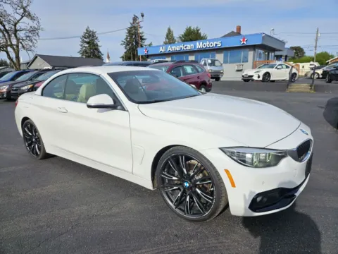 White 2019 BMW 4 Series 430i Convertible 2D for sale in Tacoma, WA