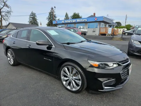 Black 2017 Chevrolet Malibu Premier Sedan 4D for sale in Tacoma, WA