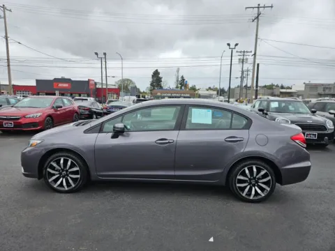 Another view of 2015 Honda Civic EX-L Sedan 4D for sale in Tacoma, WA at All American Motors