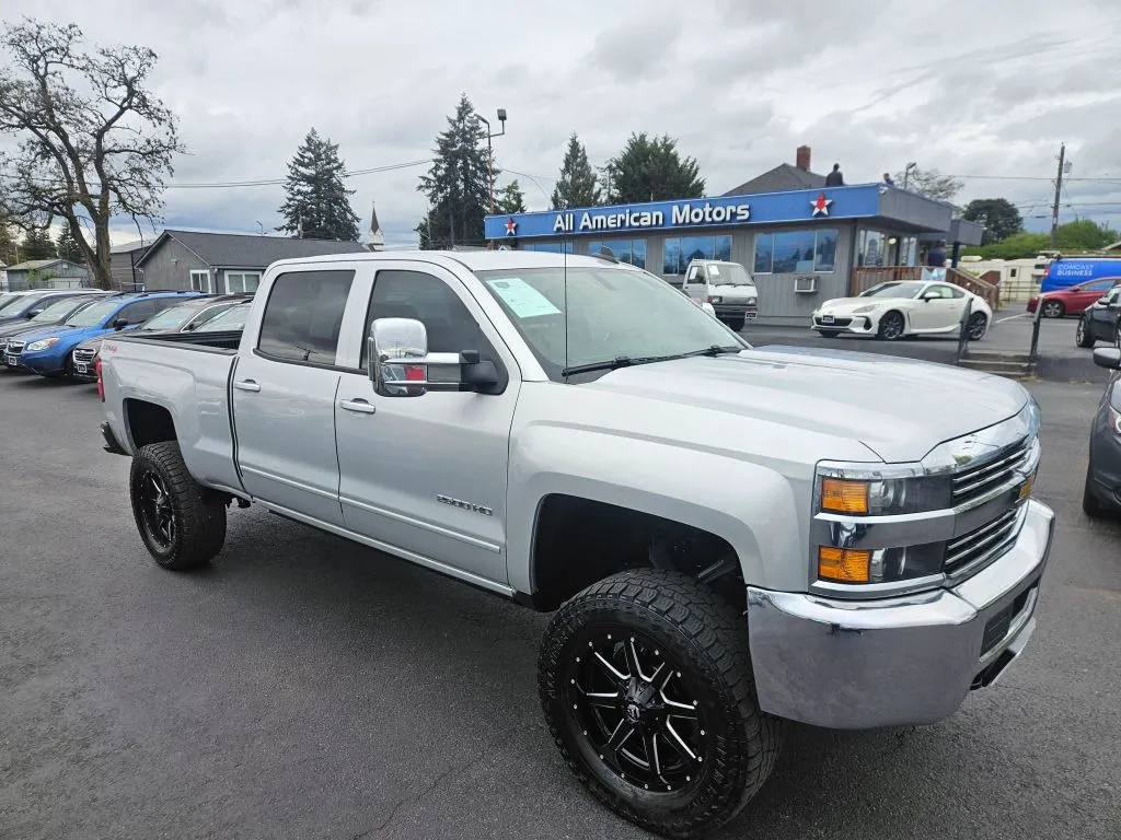 Blue 2015 Chevrolet Silverado 2500 HD Crew Cab LT Pickup 4D 6 1/2 ft for sale in Tacoma, WA
