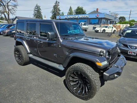 Gray 2021 Jeep Wrangler Unlimited Sahara Altitude Sport Utility 4D for sale in Tacoma, WA