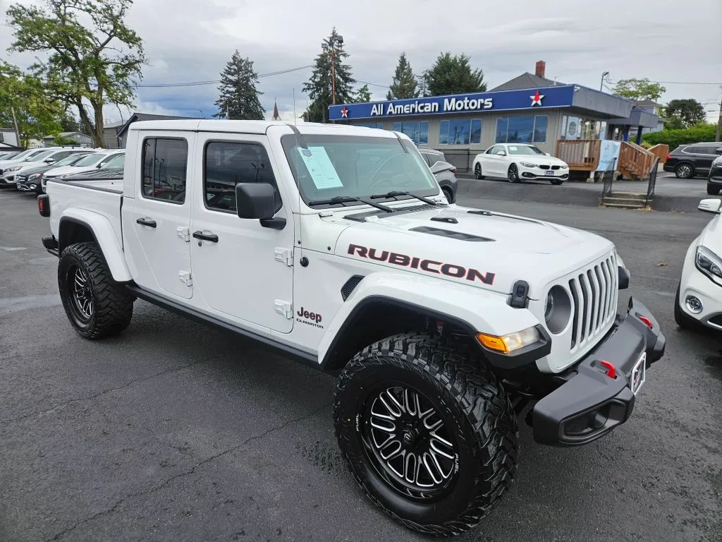 White 2022 Jeep Gladiator Rubicon Pickup 4D 5 ft for sale in Tacoma, WA