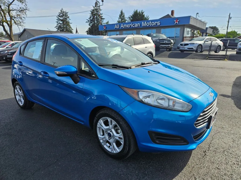 Blue 2015 Ford Fiesta SE Hatchback 4D for sale in Tacoma, WA