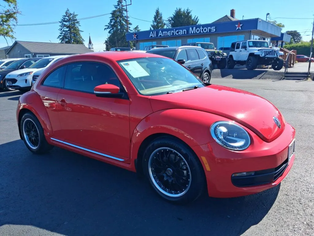 Red 2016 Volkswagen Beetle 1.8T SE Hatchback 2D for sale in Tacoma, WA
