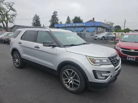 Silver 2017 Ford Explorer Sport SUV 4D for sale in Tacoma, WA