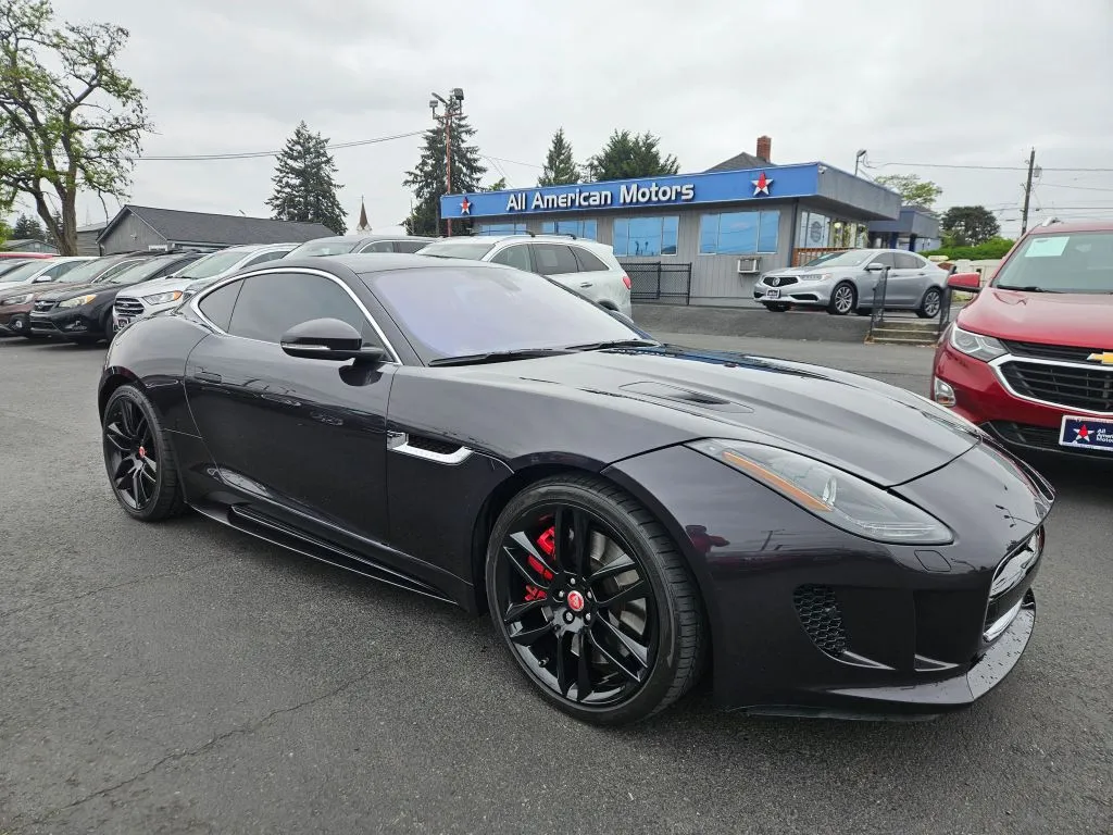 Black 2017 Jaguar F-TYPE R Coupe 2D for sale in Tacoma, WA