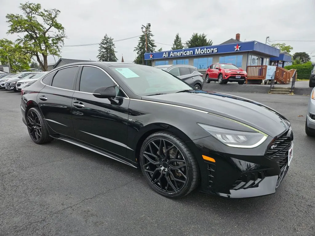 Black 2021 Hyundai Sonata N-Line Sedan 4D for sale in Tacoma, WA