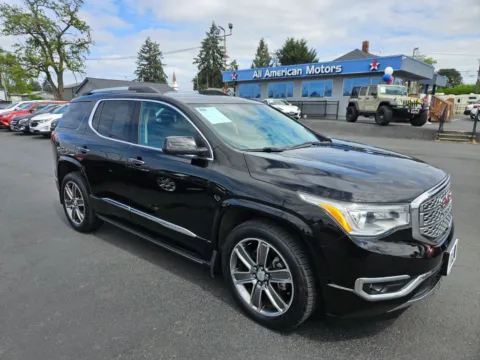 Black 2017 GMC Acadia Denali Sport Utility 4D for sale in Tacoma, WA