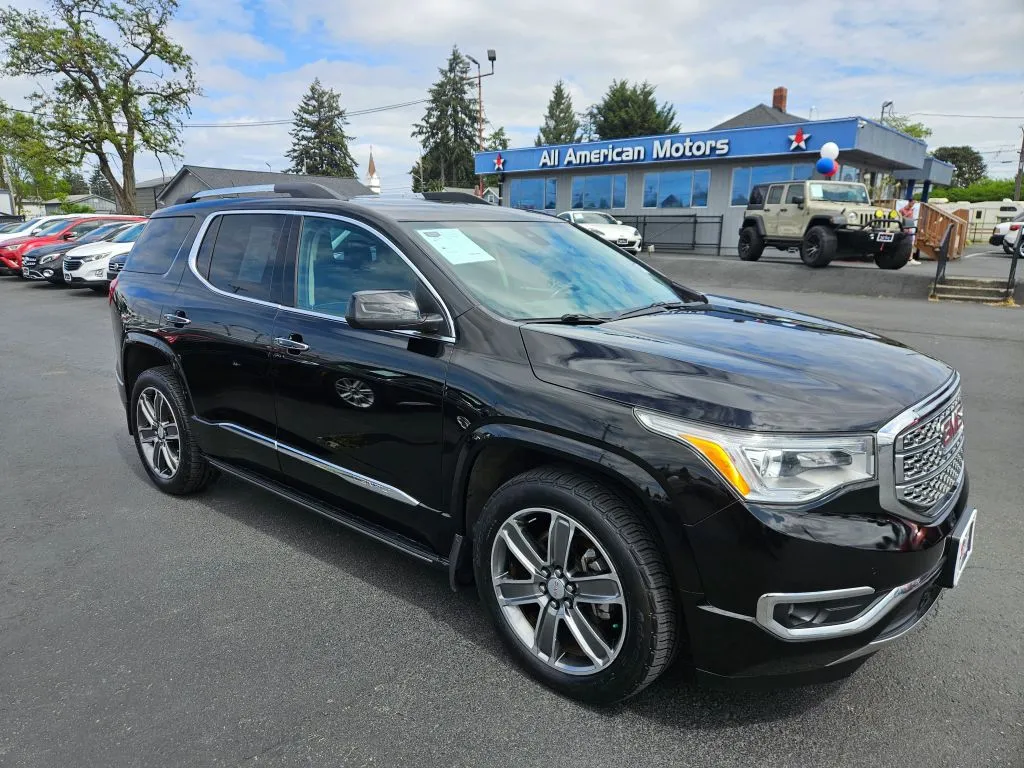 Black 2017 GMC Acadia Denali Sport Utility 4D for sale in Tacoma, WA