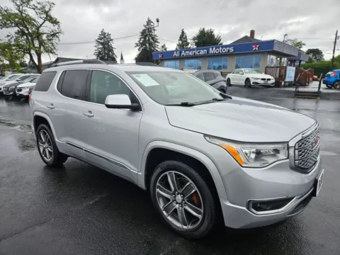 Silver 2017 GMC Acadia Denali Sport Utility 4D for sale in Tacoma, WA