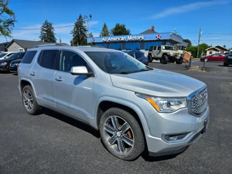 Silver 2017 GMC Acadia Denali Sport Utility 4D for sale in Tacoma, WA