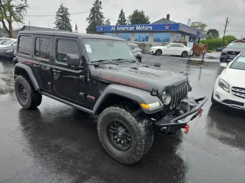 Black 2019 Jeep Wrangler Unlimited Rubicon Sport Utility 4D for sale in Tacoma, WA