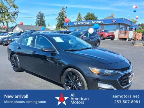 Black 2022 Chevrolet Malibu LT Sedan 4D for sale in Tacoma, WA
