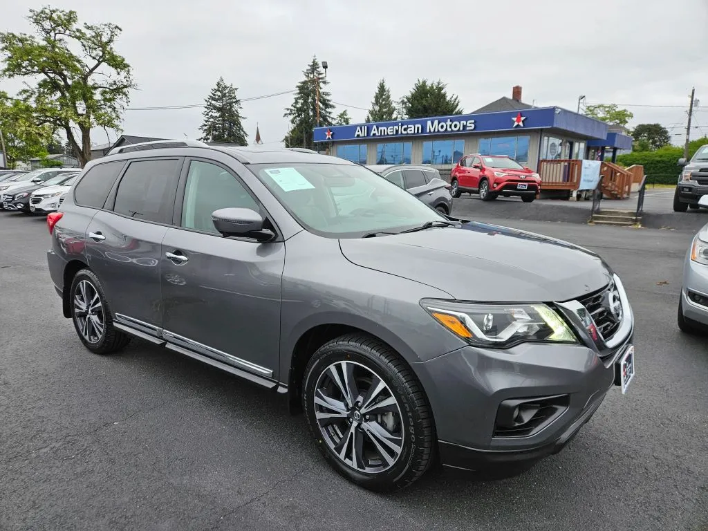 Gray 2017 Nissan Pathfinder Platinum Sport Utility 4D for sale in Tacoma, WA