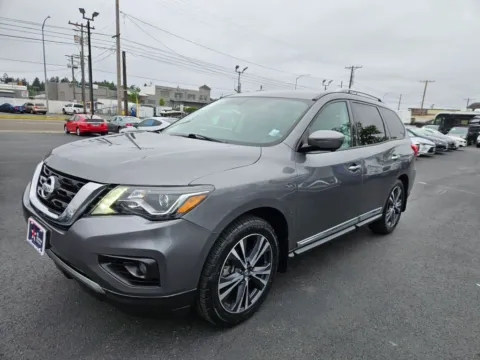 Another view of 2017 Nissan Pathfinder Platinum Sport Utility 4D for sale in Tacoma, WA at All American Motors