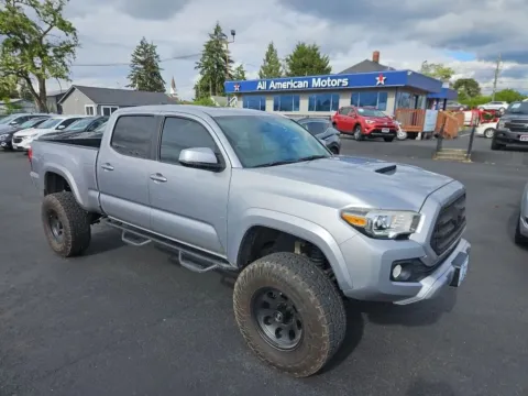 Silver 2016 Toyota Tacoma Double Cab TRD Sport Pickup 4D 6 ft for sale in Tacoma, WA