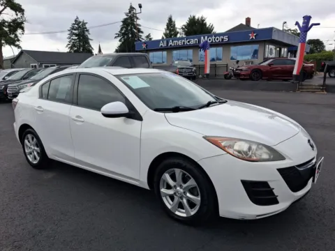 White 2010 MAZDA MAZDA3 i Touring Sedan 4D for sale in Tacoma, WA