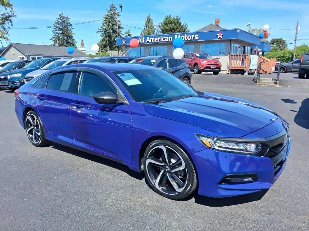 Blue 2018 Honda Accord Sport Sedan 4D for sale in Tacoma, WA