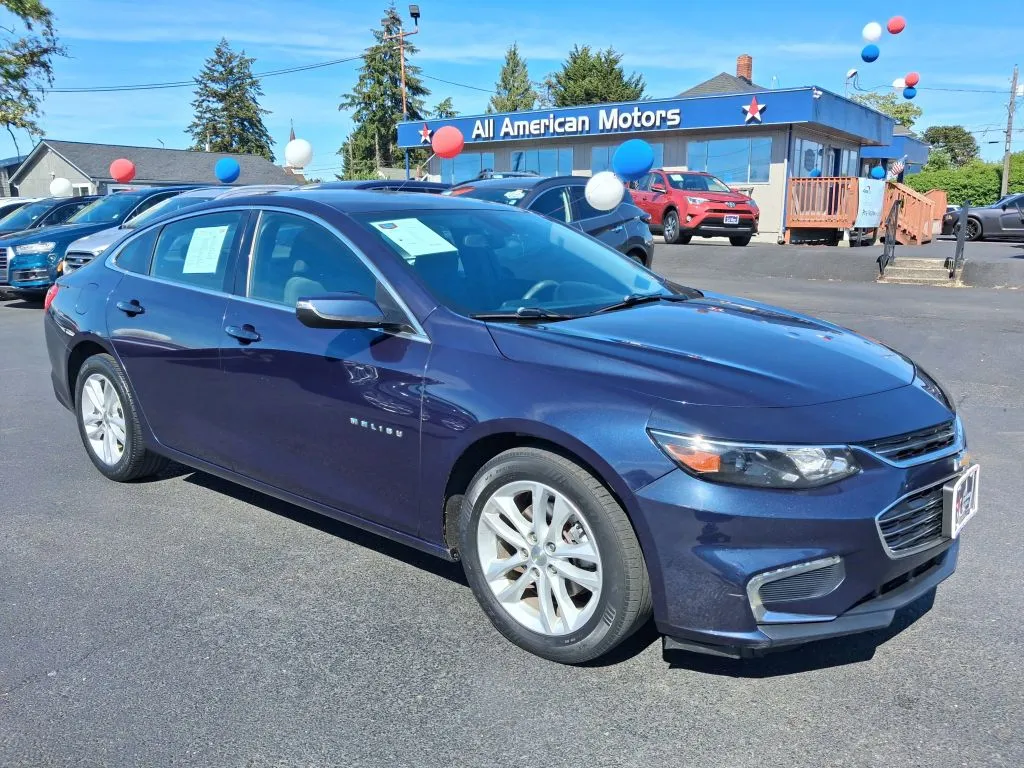 Blue 2017 Chevrolet Malibu LT Sedan 4D for sale in Tacoma, WA