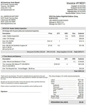 Another view of 2022 Kia Seltos Nightfall Sport Utility 4D for sale in Tacoma, WA at All American Motors