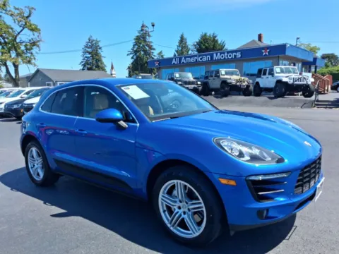 Blue 2017 Porsche Macan S Sport Utility 4D for sale in Tacoma, WA