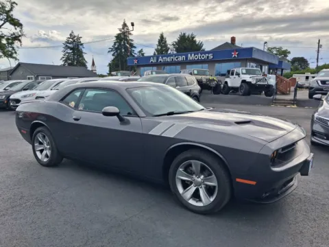 Gray 2018 Dodge Challenger SXT Coupe 2D for sale in Tacoma, WA
