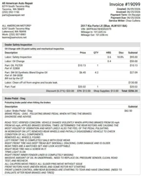 Another view of 2017 Kia Forte LX Sedan 4D for sale in Tacoma, WA at All American Motors