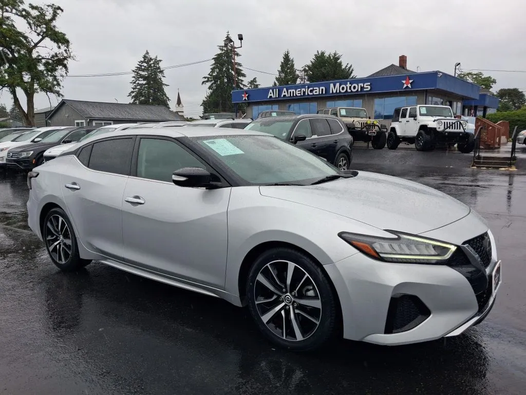 Silver 2022 Nissan Maxima SV Sedan 4D for sale in Tacoma, WA