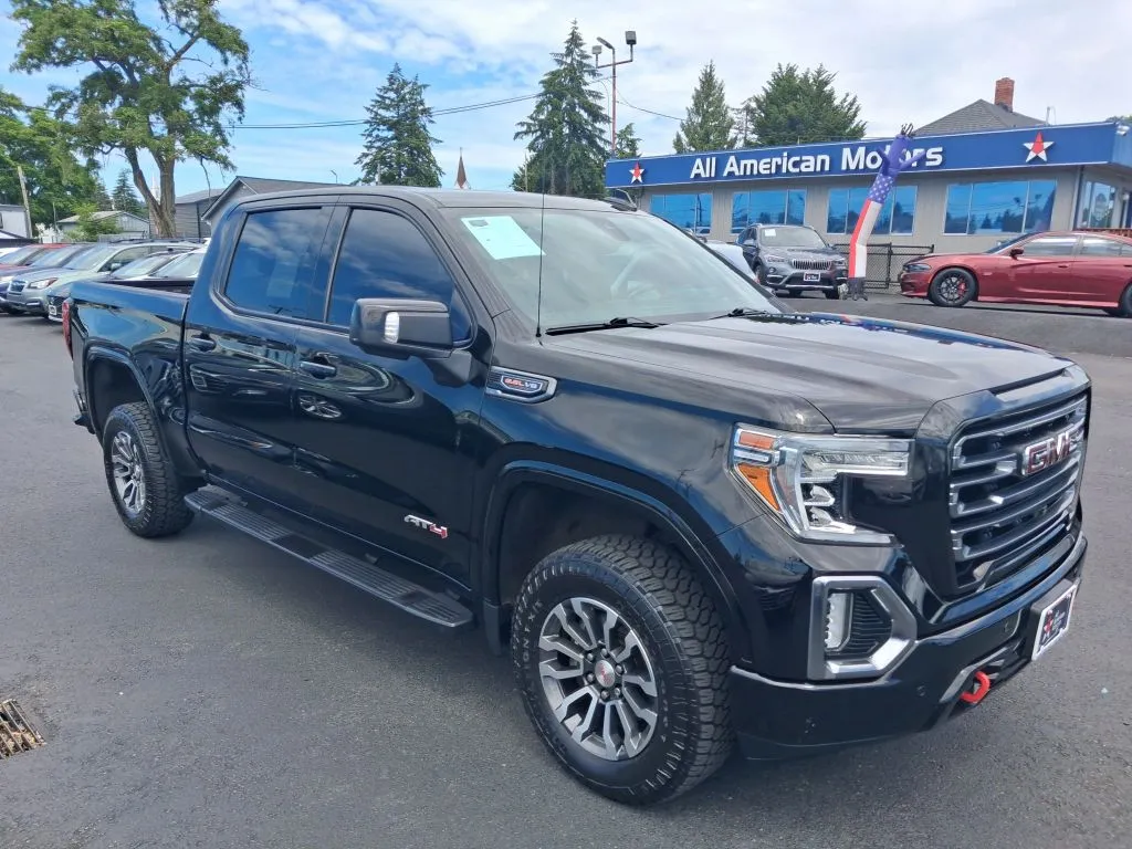 Black 2020 GMC Sierra 1500 Crew Cab AT4 Pickup 4D 5 3/4 ft for sale in Tacoma, WA