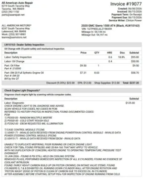 More photos of 2020 GMC Sierra 1500 Crew Cab AT4 Pickup 4D 5 3/4 ft at All American Motors, WA