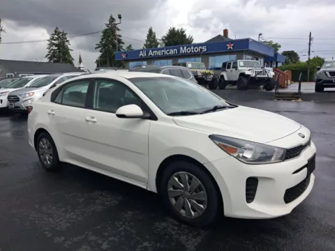 White 2020 Kia Rio LX Sedan 4D for sale in Tacoma, WA