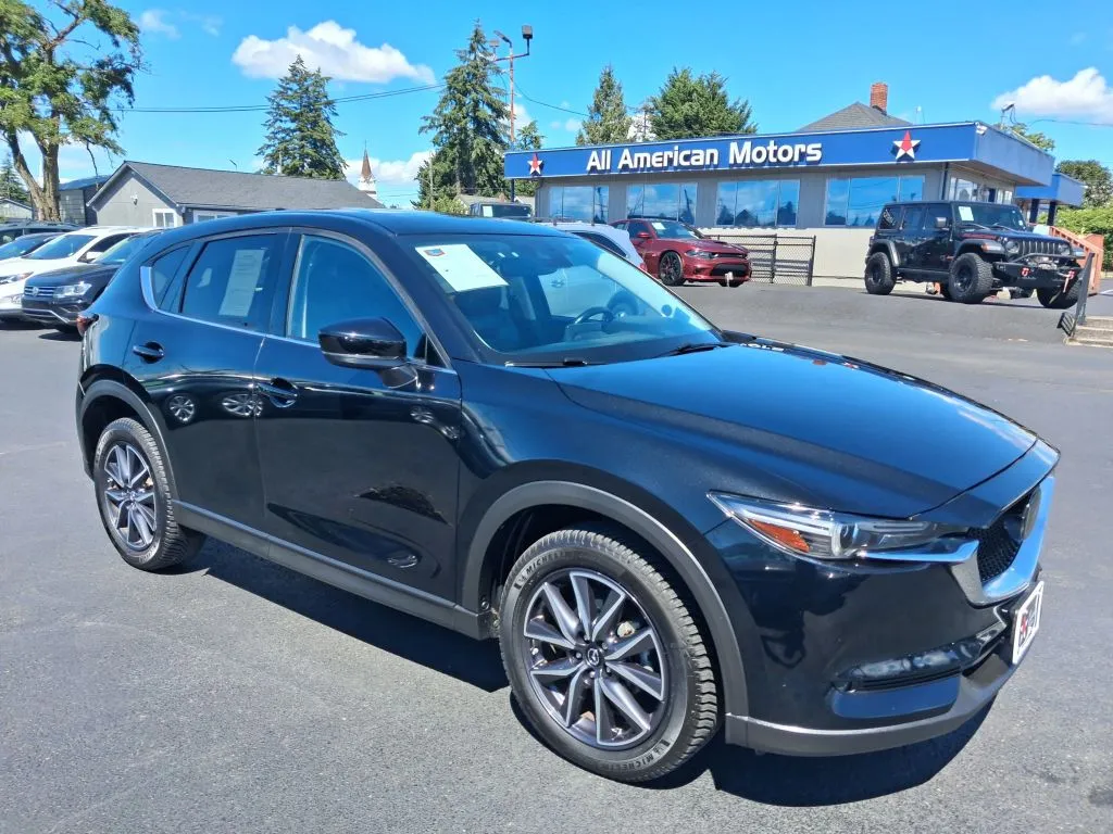 Black 2018 MAZDA CX-5 Grand Touring Sport Utility 4D for sale in Tacoma, WA