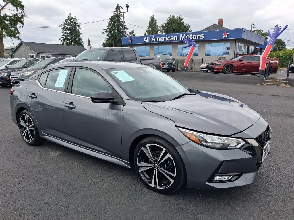 Gray 2022 Nissan Sentra SR Sedan 4D for sale in Tacoma, WA
