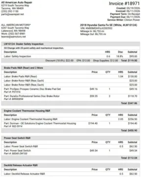 More photos of 2018 Hyundai Santa Fe SE Sport Utility 4D at All American Motors, WA