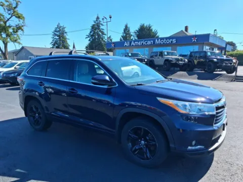 Blue 2015 Toyota Highlander Limited Sport Utility 4D for sale in Tacoma, WA