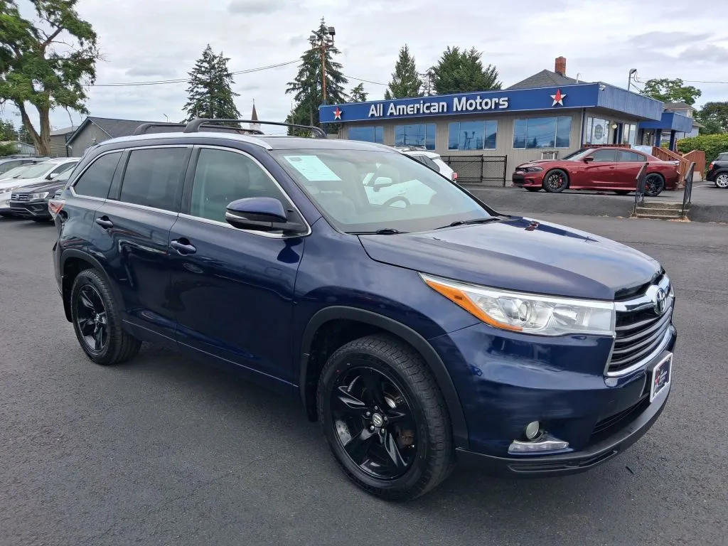 Blue 2015 Toyota Highlander Limited Sport Utility 4D for sale in Tacoma, WA