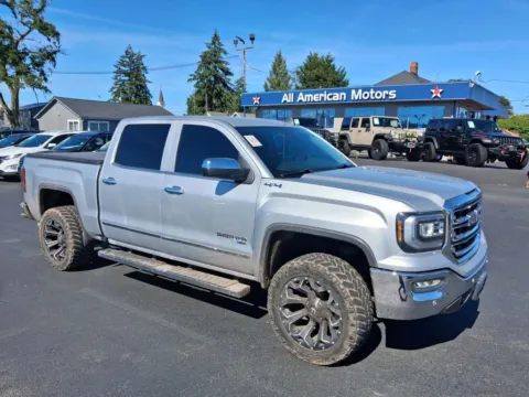 Silver 2017 GMC Sierra 1500 Crew Cab SLT Pickup 4D 5 3/4 ft for sale in Tacoma, WA