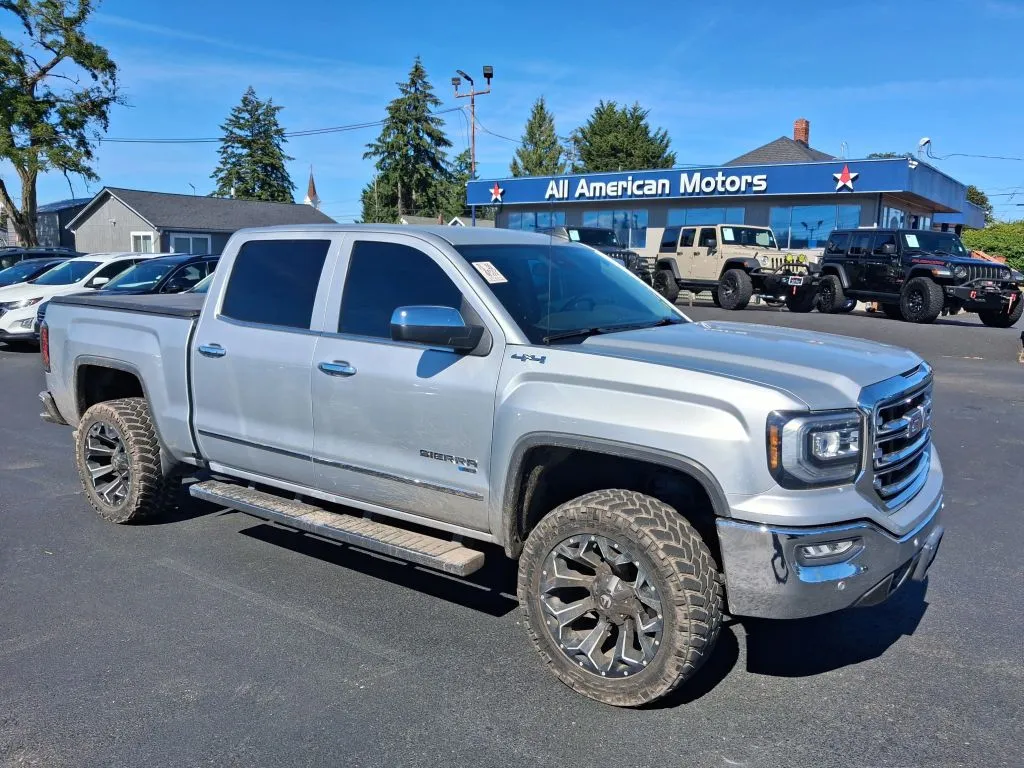Silver 2017 GMC Sierra 1500 Crew Cab SLT Pickup 4D 5 3/4 ft for sale in Tacoma, WA